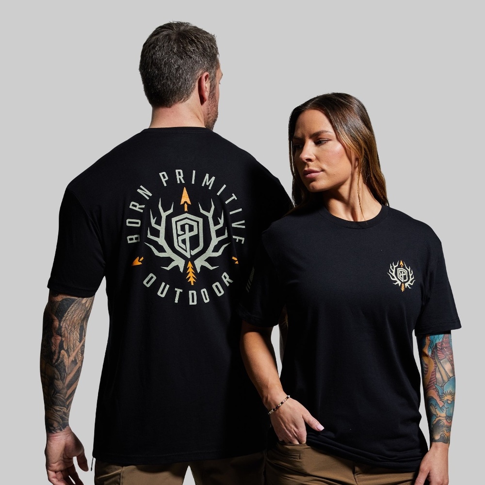 Born Primitive Outdoor Emblem Tee (Black) Size X-LargeX-Large